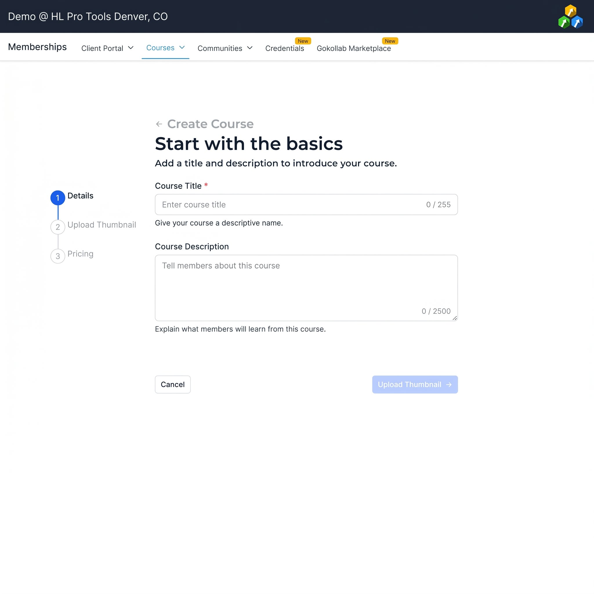 Customizing the branding of a HighLevel course