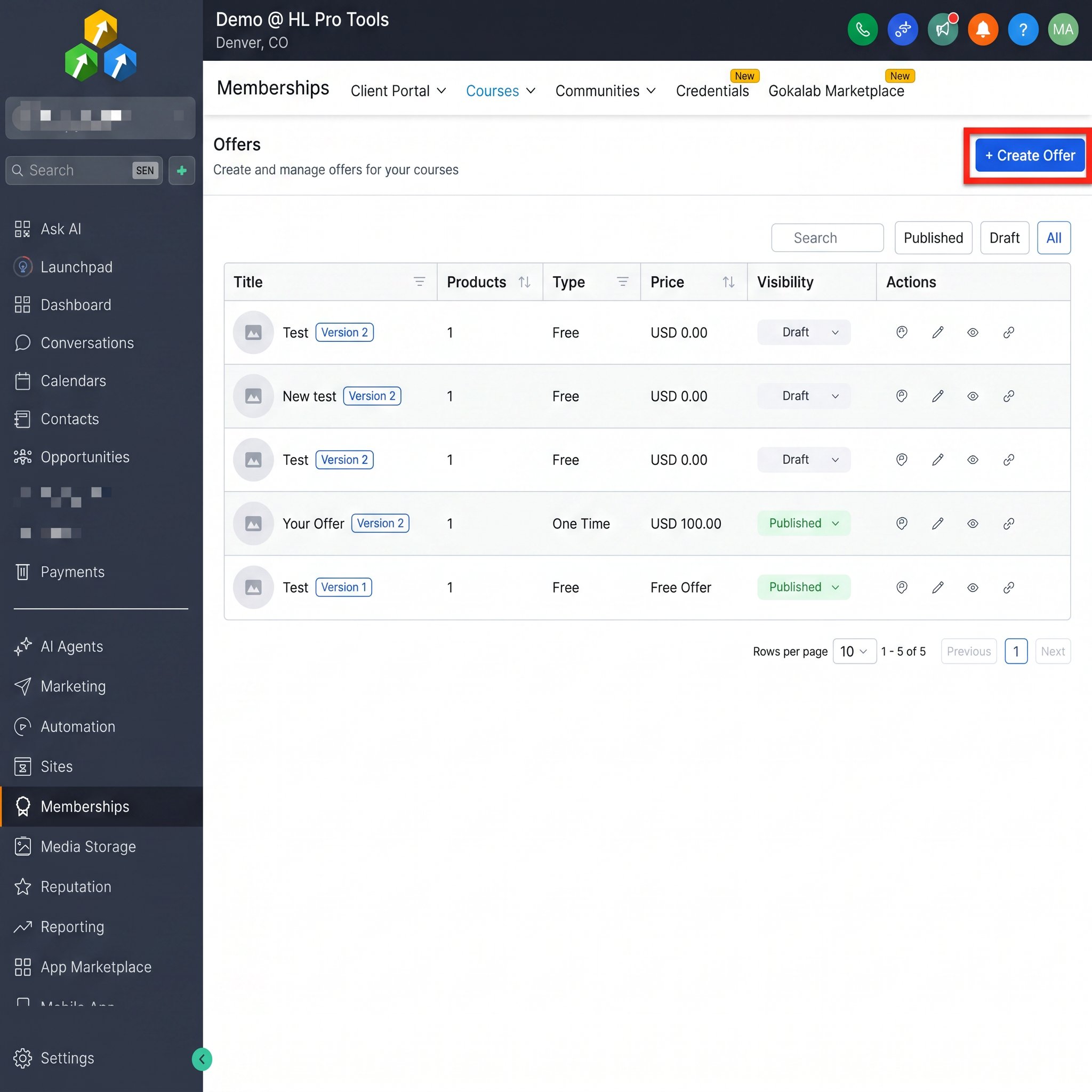 Setting up drip content for a HighLevel course