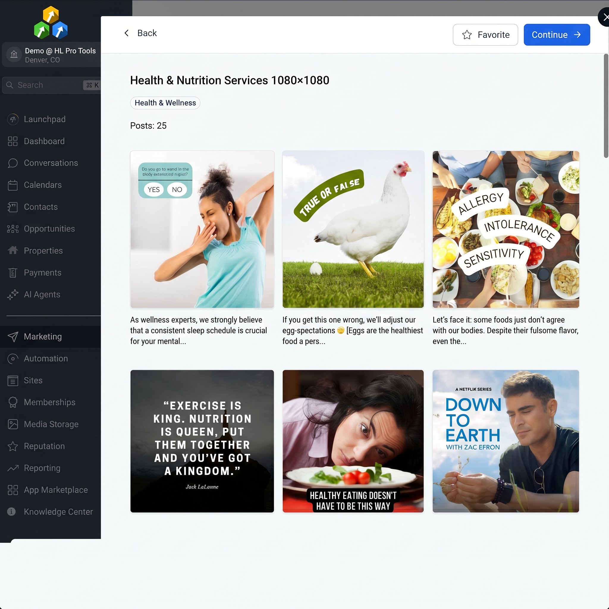 GoHighLevel workflow for new leads