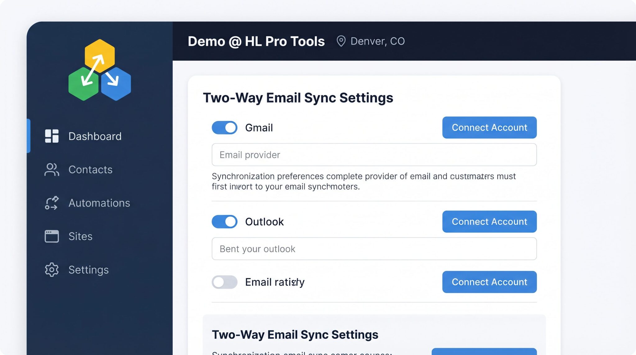 Managing emails in the HighLevel Conversations tab