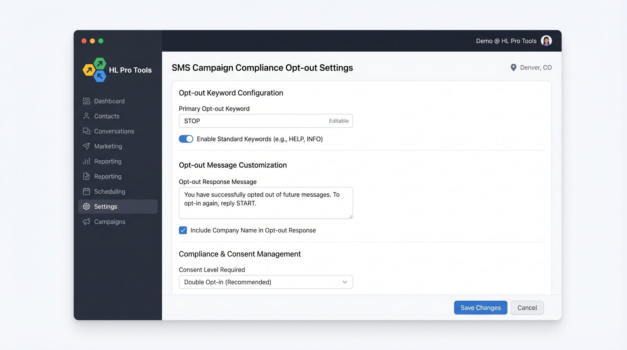 Audience targeting options in HighLevel
